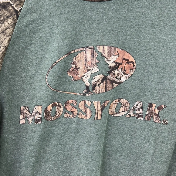 Mossy Oak Men's/Unisex ¾  sleeve shirt - Picture 2 of 8